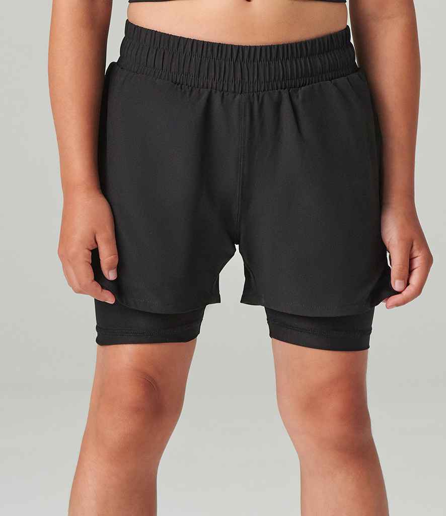 Tombo Kids Double Layer Sports Shorts - Image 3